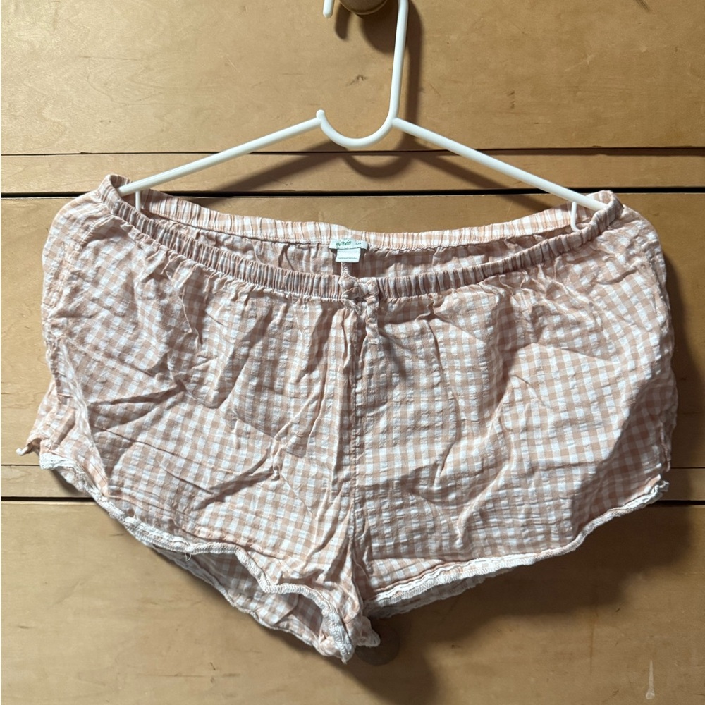 Aerie plaid pajamas bottom